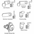 Strybuc Mail Box Lock Kit With 5 Cams 97-75